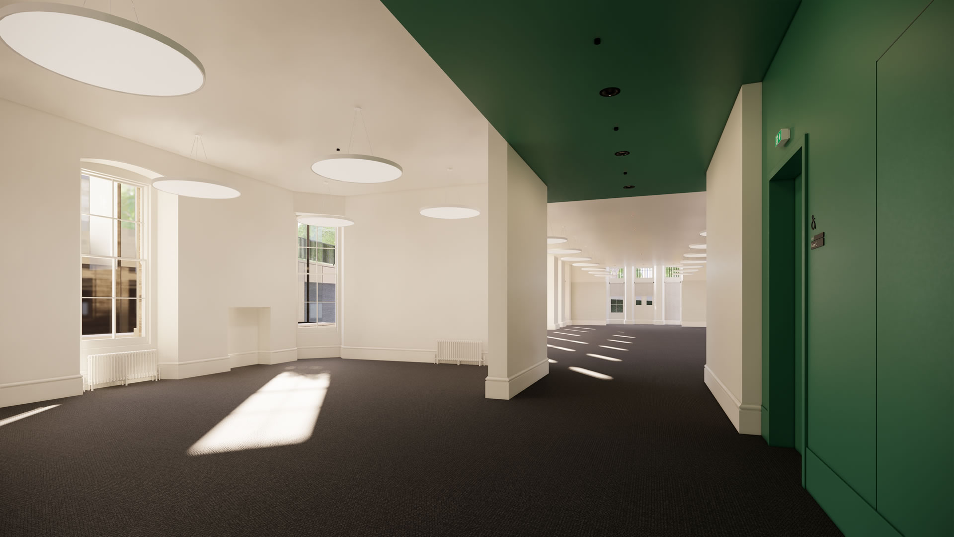 Wing without furniture